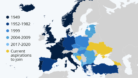 Timeline Of NATO Expansion